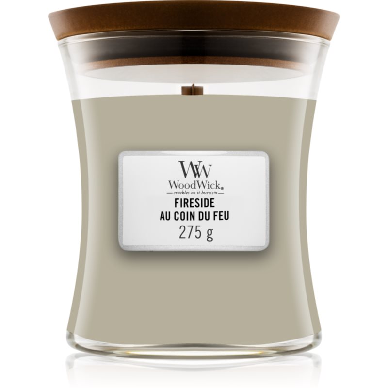 Woodwick Fireside Au Coin Du Feu Scented Candle With Wooden Wick 275 G