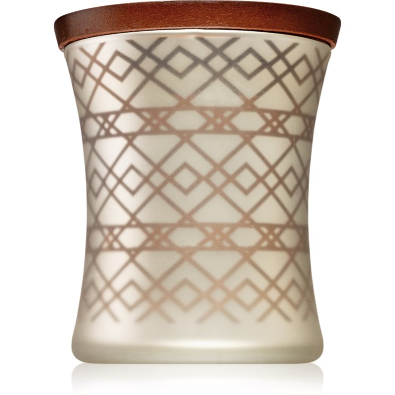 

Woodwick Fireside aроматична свічка з дерев'яним гнітом
