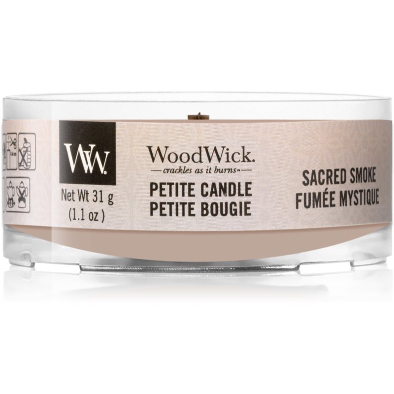 

Woodwick Sacred Smoke підсвічник для вотивної свічки з дерев'яним гнітом