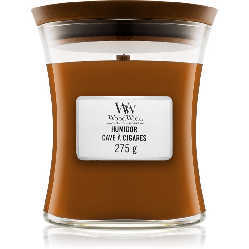 Woodwick Humidor Scented Candle With Wooden Wick 275 G