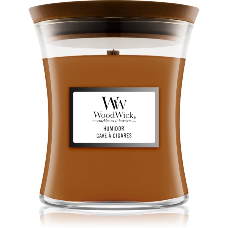 Woodwick Humidor Scented Candle With Wooden Wick 85 G