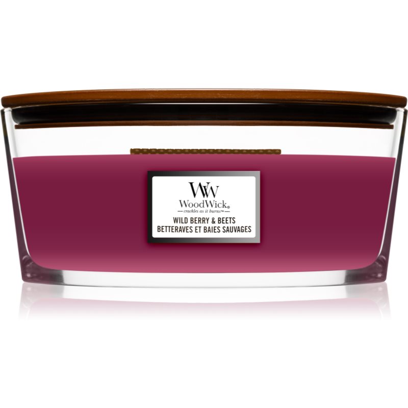 Woodwick Wild Berry & Beets Scented Candle With Wooden Wick (hearthwick) 453,6 G