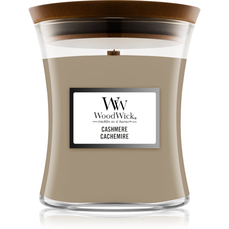 Woodwick Cashmere Scented Candle With Wooden Wick 275 G