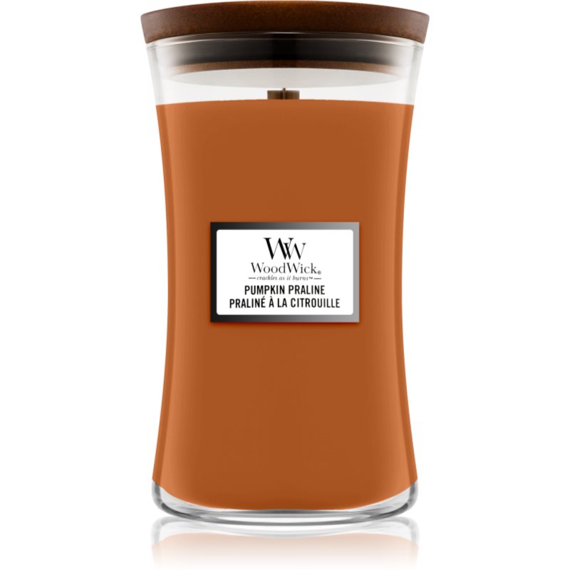 Woodwick Pumpkin Praline Scented Candle With Wooden Wick 610 G