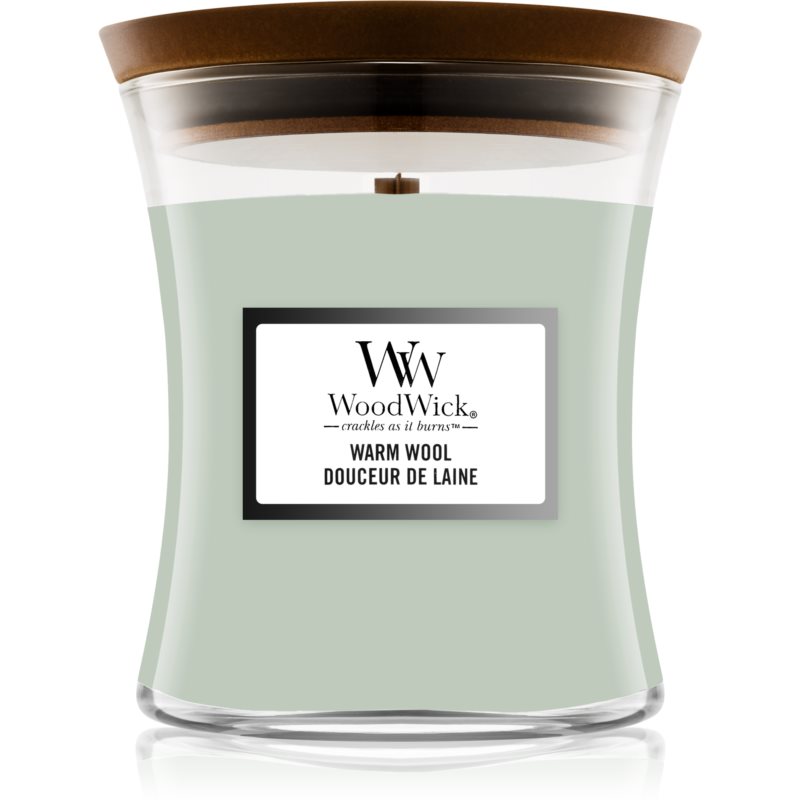 Woodwick Warm Wool Scented Candle With Wooden Wick 275 G