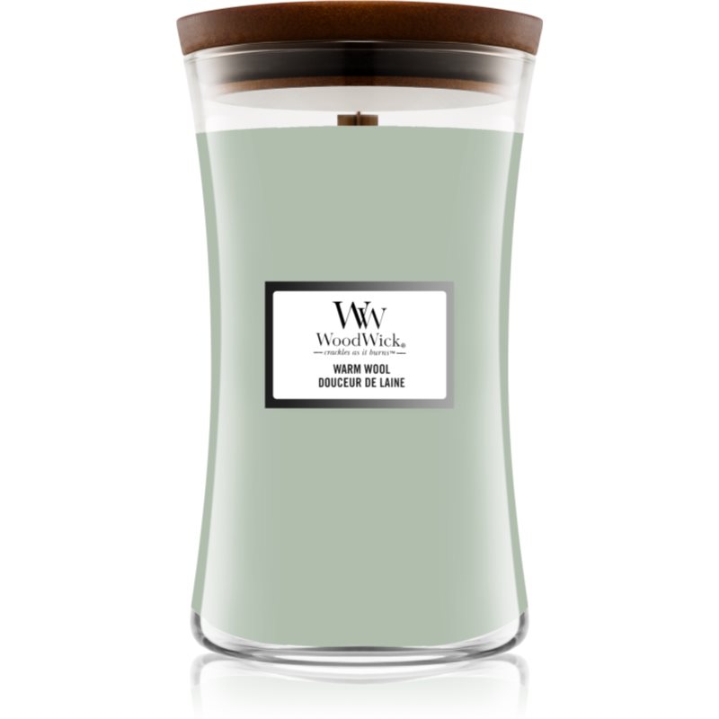 Woodwick Warm Wool Scented Candle With Wooden Wick 610 G