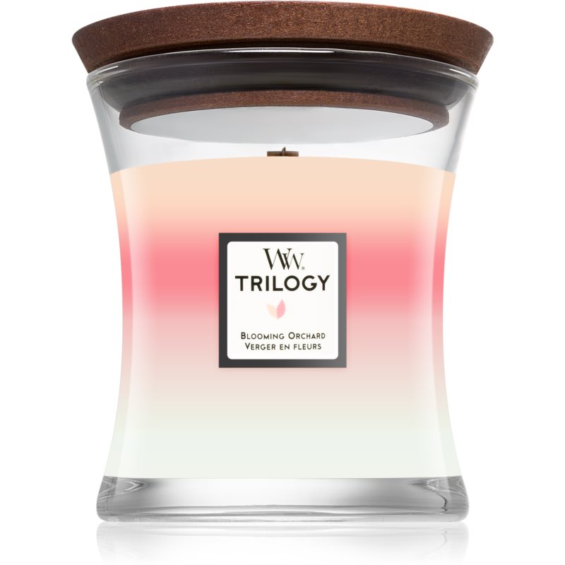 Woodwick Trilogy Blooming Orchard ароматна свещ 275 гр.