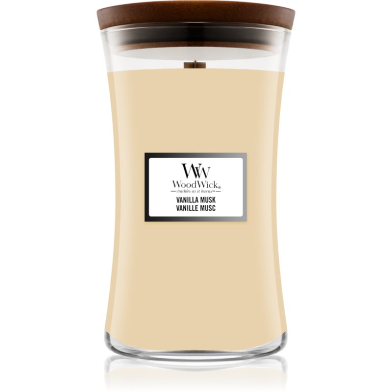 Woodwick Vanilla Musk scented candle 610 g
