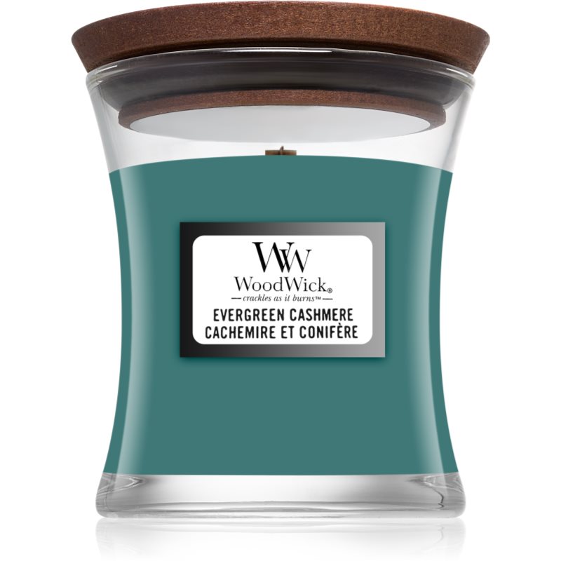 Woodwick Evergreen Cashmere Scented Candle 85 G