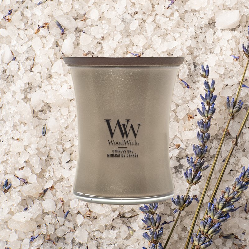 Woodwick Precious Metals Cypress Ore vonná svíčka 275 g (obrázek 4)