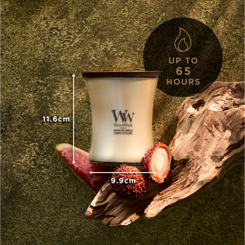Woodwick Precious Metals Sparkling Pomelo vonná svíčka 275 g (obrázek 5)