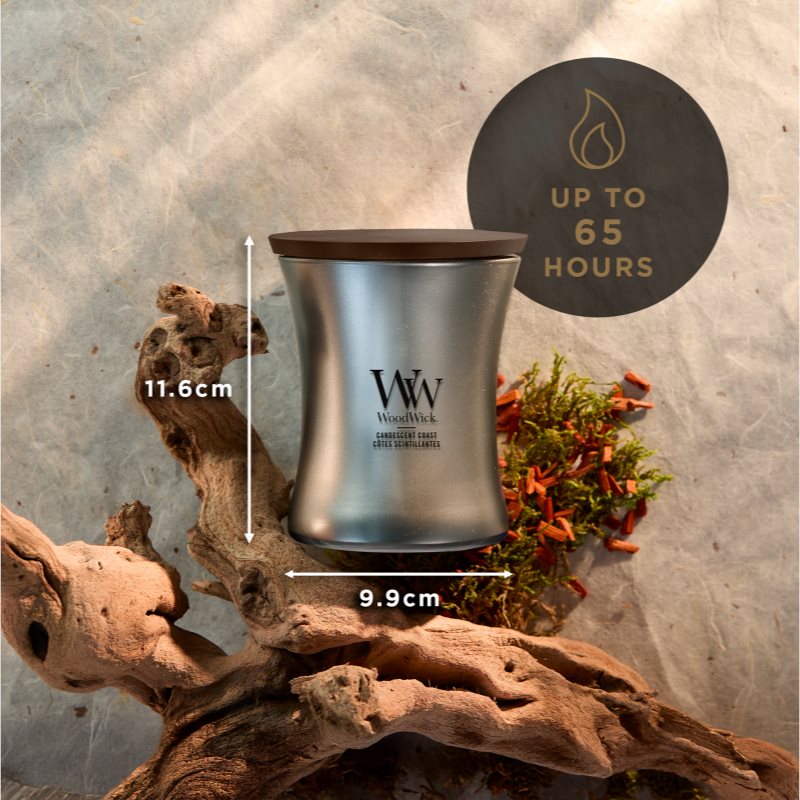 Woodwick Precious Metals Candescent Coast vonná svíčka 275 g (obrázek 5)