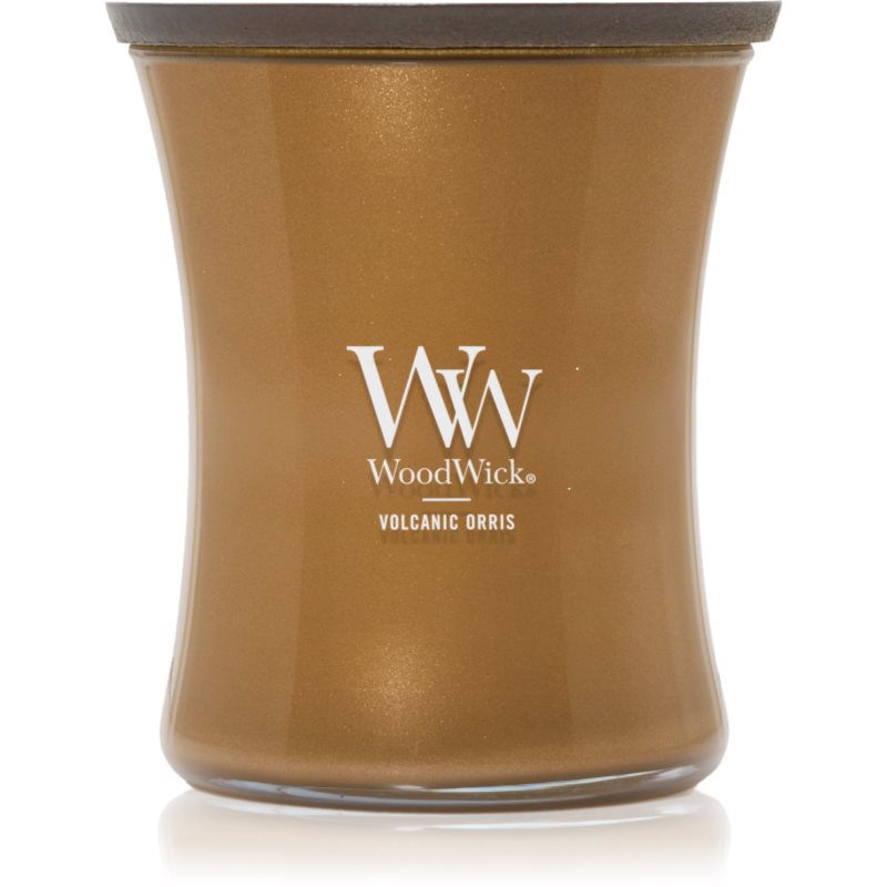 Woodwick Precious Metals Volkanic Orris vonná svíčka 275 g