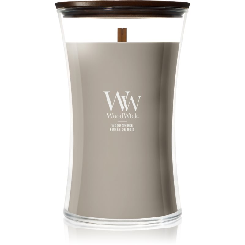 Woodwick Wood Smoke ароматна свещ с дървен фитил 610 гр.