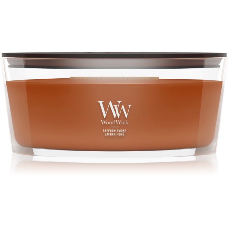 Woodwick Saffron Smoke ароматна свещ с дървен фитил 453.6 гр.