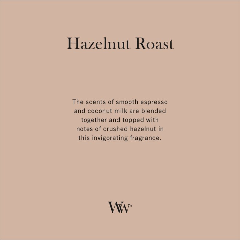 Woodwick Hazelnut Roast Duftkerze mit Holzdocht 610 g (Bild 4)