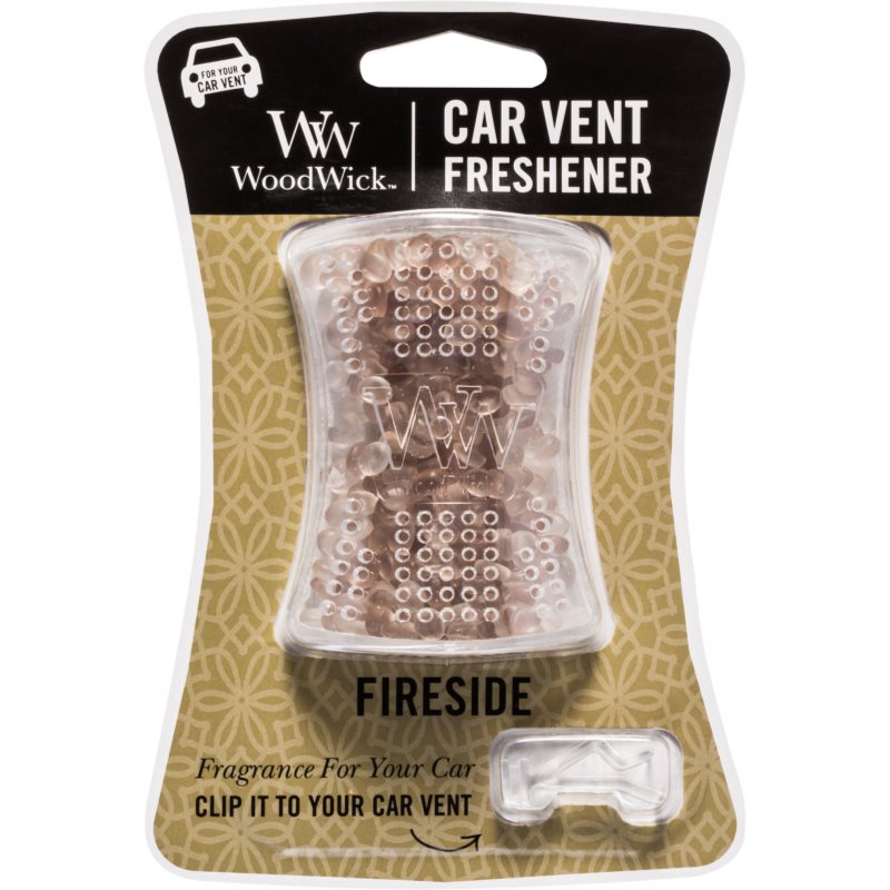 

Woodwick Fireside aромат для авто зажим