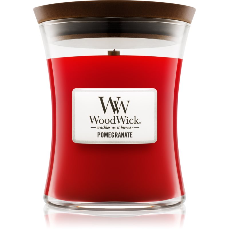 Woodwick Pomegranate Aроматична свічка з дерев'яним гнітом 275 гр