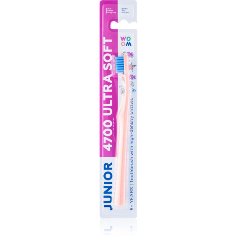 

WOOM Toothbrush Junior 4700 Ultra Soft зубна щітка для дітей від 6 років ультра м'яка