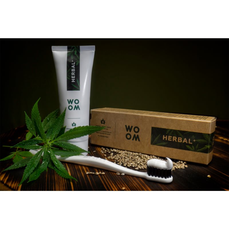 WOOM Herbal+ Toothpaste зубна паста на основі лікарських рослин 75 мл