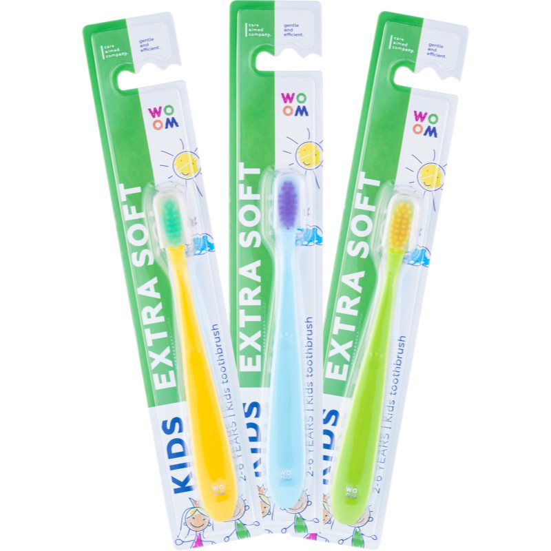 WOOM Toothbrush Kids Extra Soft дитяча зубна щітка екстра м'яка 1 кс