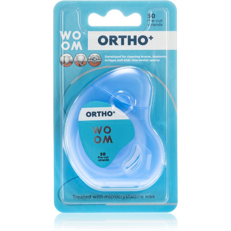WOOM Ortho+ Зубна нитка 50 кс