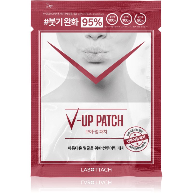 Wooshin Labottach Labottach V-up Patch hydrogélové náplasti na spevnenie podbradku 2 ks