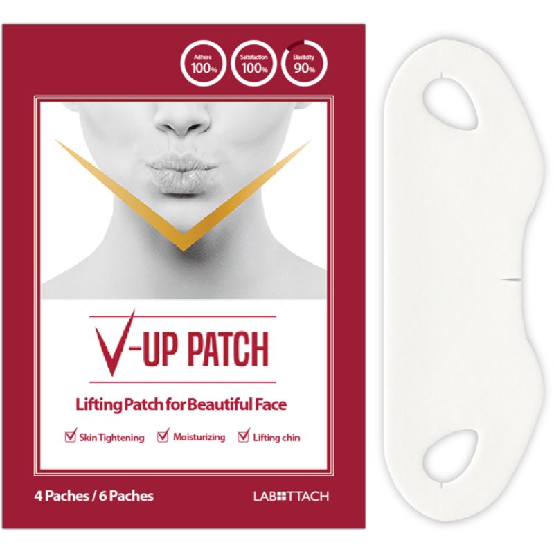 Wooshin Labottach Labottach V-up Patch hydrogélové náplasti na spevnenie podbradku 2 ks (obrázok 3)