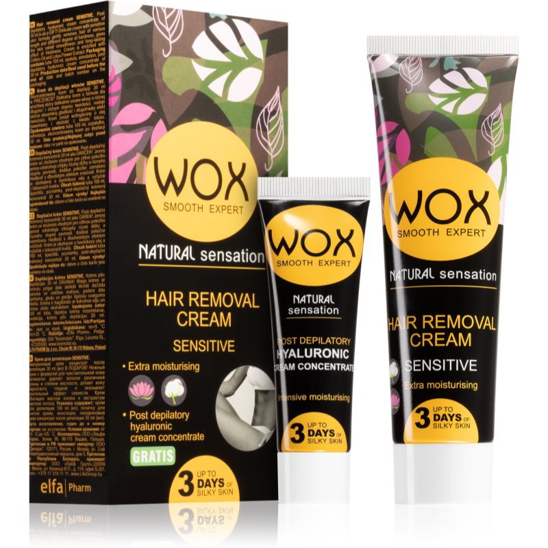 WOX Natural Sensation крем для депіляції для чутливої шкіри 100 мл