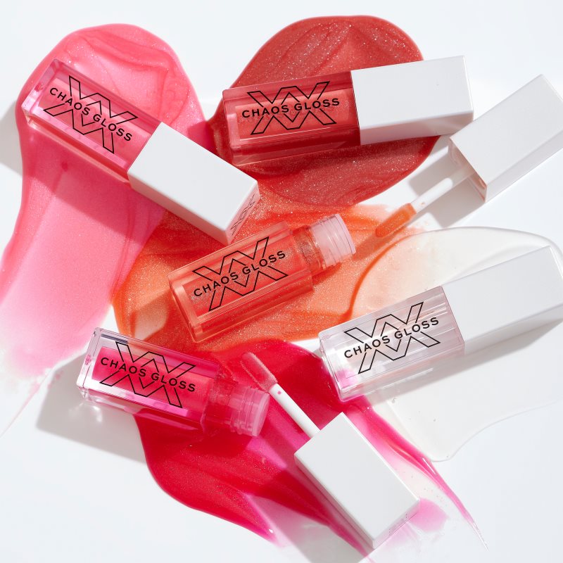 XX By Revolution CHAOS GLOSS Shimmering Lip Gloss With Nourishing And Moisturising Effect Shade Fusion 4 Ml