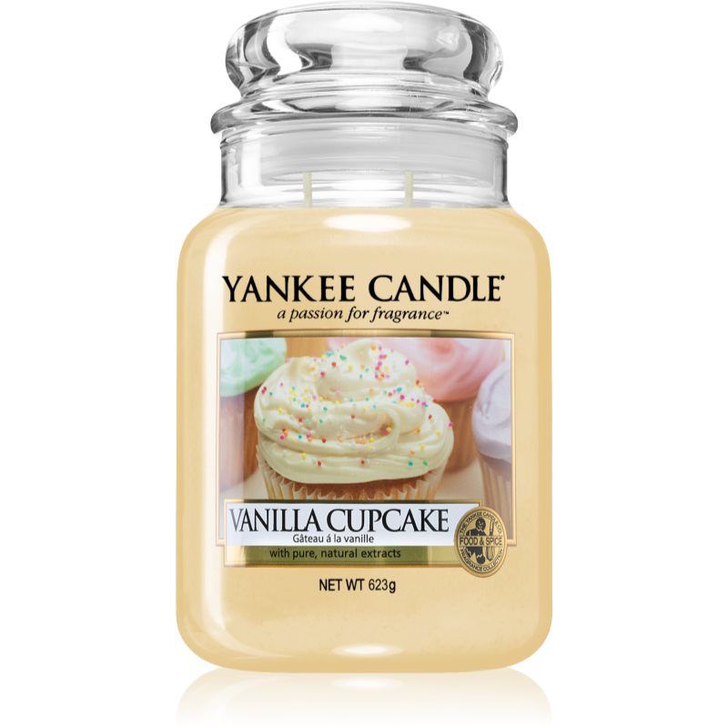 Yankee Candle Vanilla Cupcake Scented Candle Classic Medium 623 G