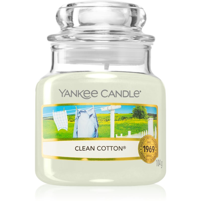 Yankee Candle Clean Cotton dišeča sveča 104 g