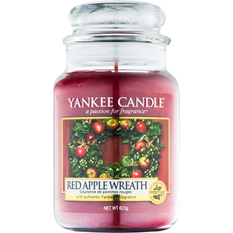 Yankee Candle Red Apple Wreath Duftkerze Classic mini 623 g