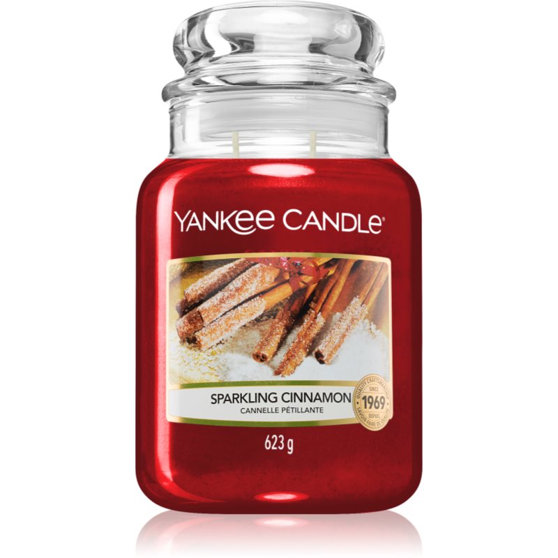 

Yankee Candle Sparkling Cinnamon ароматизована свічка  Classic велика