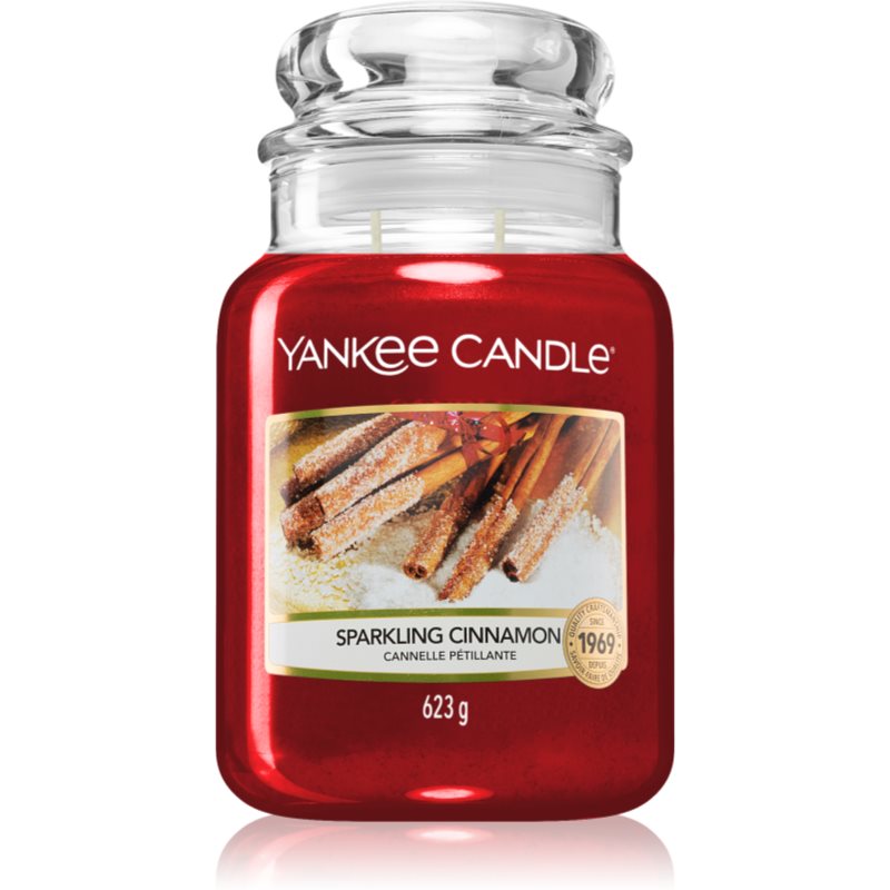 Yankee Candle Sparkling Cinnamon dišeča sveča Classic velika 623 g