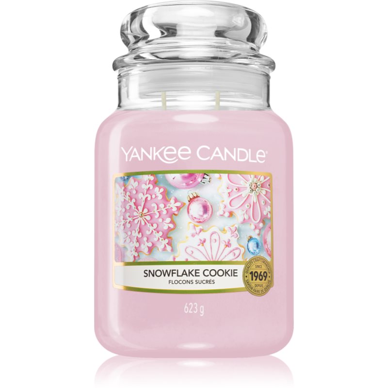 

Yankee Candle Snowflake Cookie aроматична свічка Classic велика