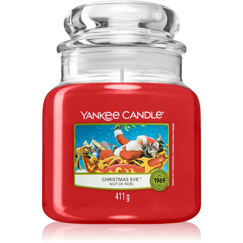 Yankee Candle Christmas Eve dišeča sveča  Classic srednja 411 g