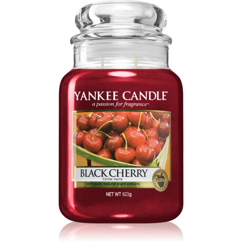 Yankee Candle Black Cherry 623 g vonná sviečka unisex