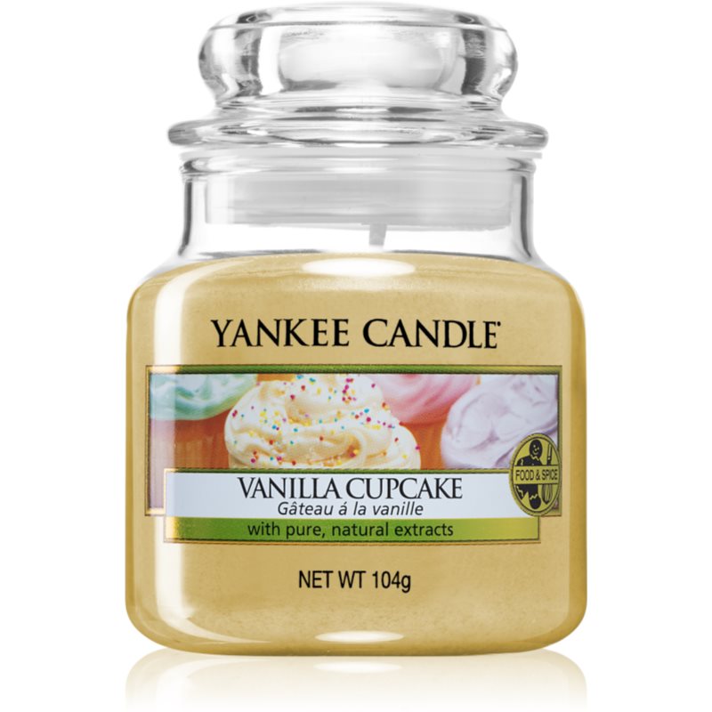 Yankee Candle Vanilla Cupcake illatgyertya Classic közepes méret 104 g