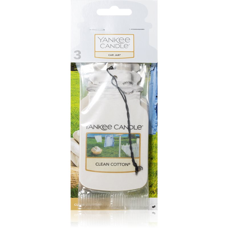 Yankee Candle Clean Cotton fragrance tag 3 st. unisex