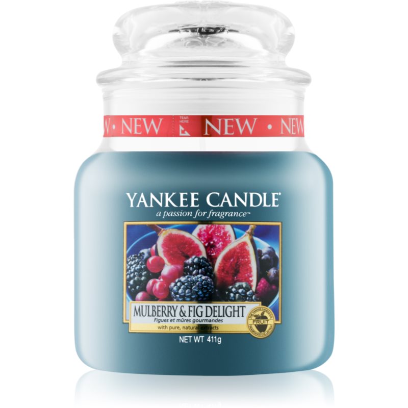 Yankee Candle Mulberry & Fig dišeča sveča 411 g