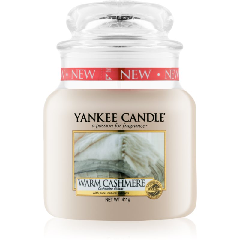 Yankee Candle Warm Cashmere Aроматична свічка Classic велика 411 гр