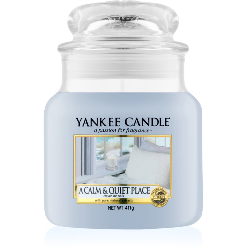 Yankee Candle A Calm & Quiet Place aроматична свічка Classic велика 411 гр