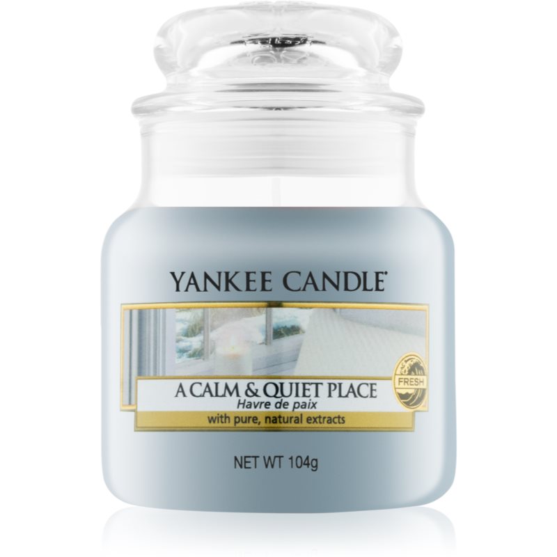 Yankee Candle A Calm & Quiet Place Aроматична свічка Classic велика 104 гр