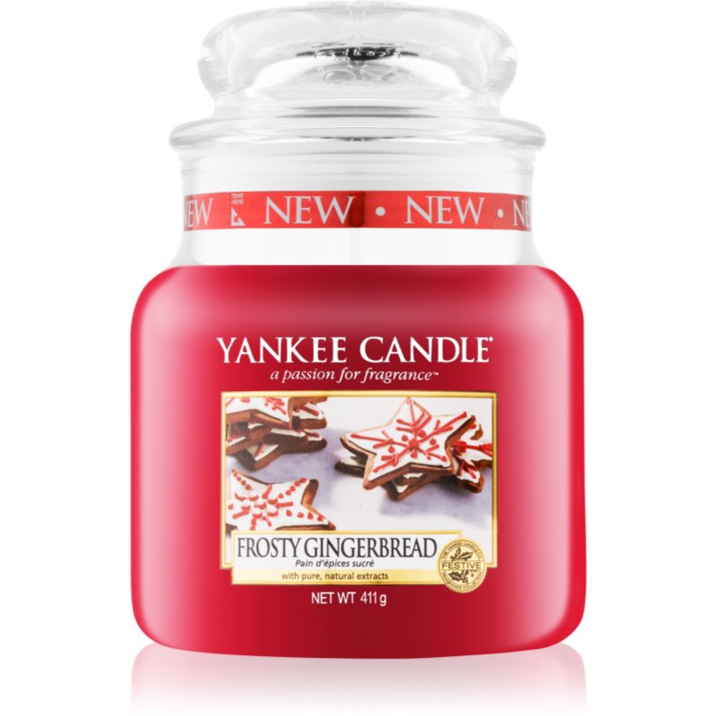 

Yankee Candle Frosty Gingerbread aроматична свічка Classic маленька