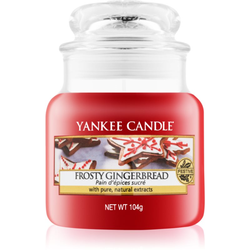 

Yankee Candle Frosty Gingerbread aроматична свічка Classic маленька