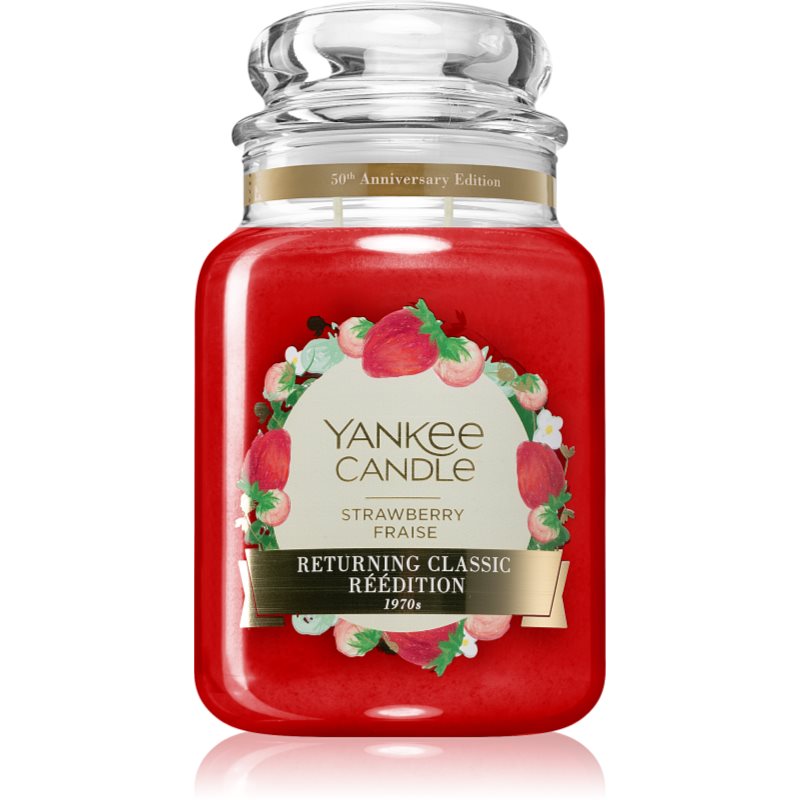 

Yankee Candle Strawberry Fraise aроматична свічка Classic велика