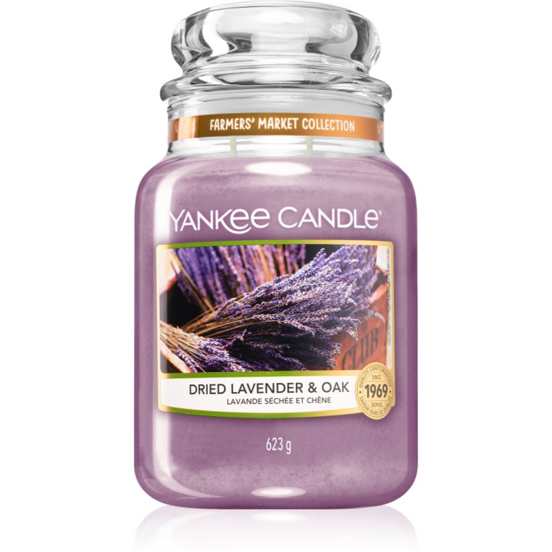

Yankee Candle Dried Lavender & Oak aроматична свічка Classic велика