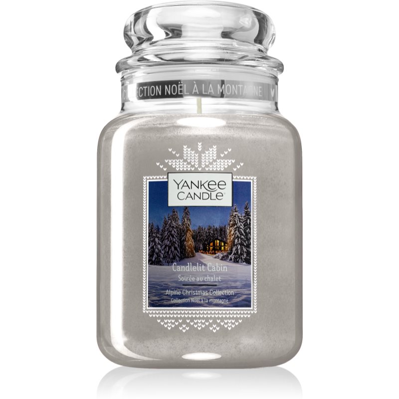 Yankee Candle Candlelit Cabin scented candle Classic Medium 623 g