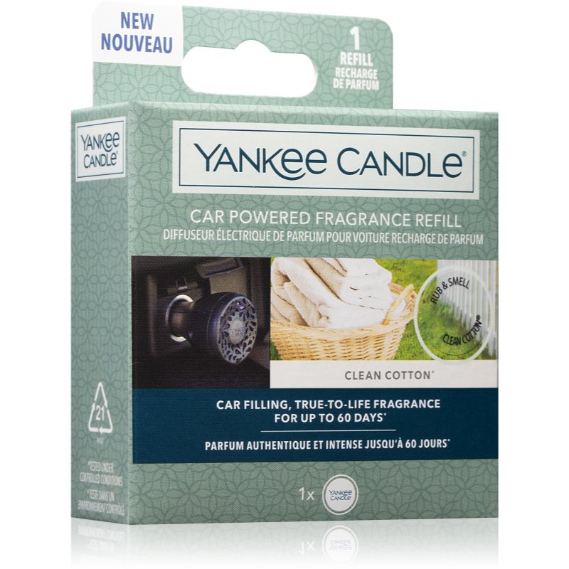 

Yankee Candle Clean Cotton aромат для авто змінне наповнення